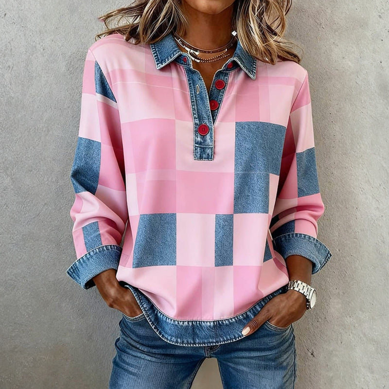 AURORA | Camisa a cuadros vintage