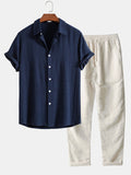Lucca | Conjunto de Camisa y Pantalón Riviera - Azul Marino