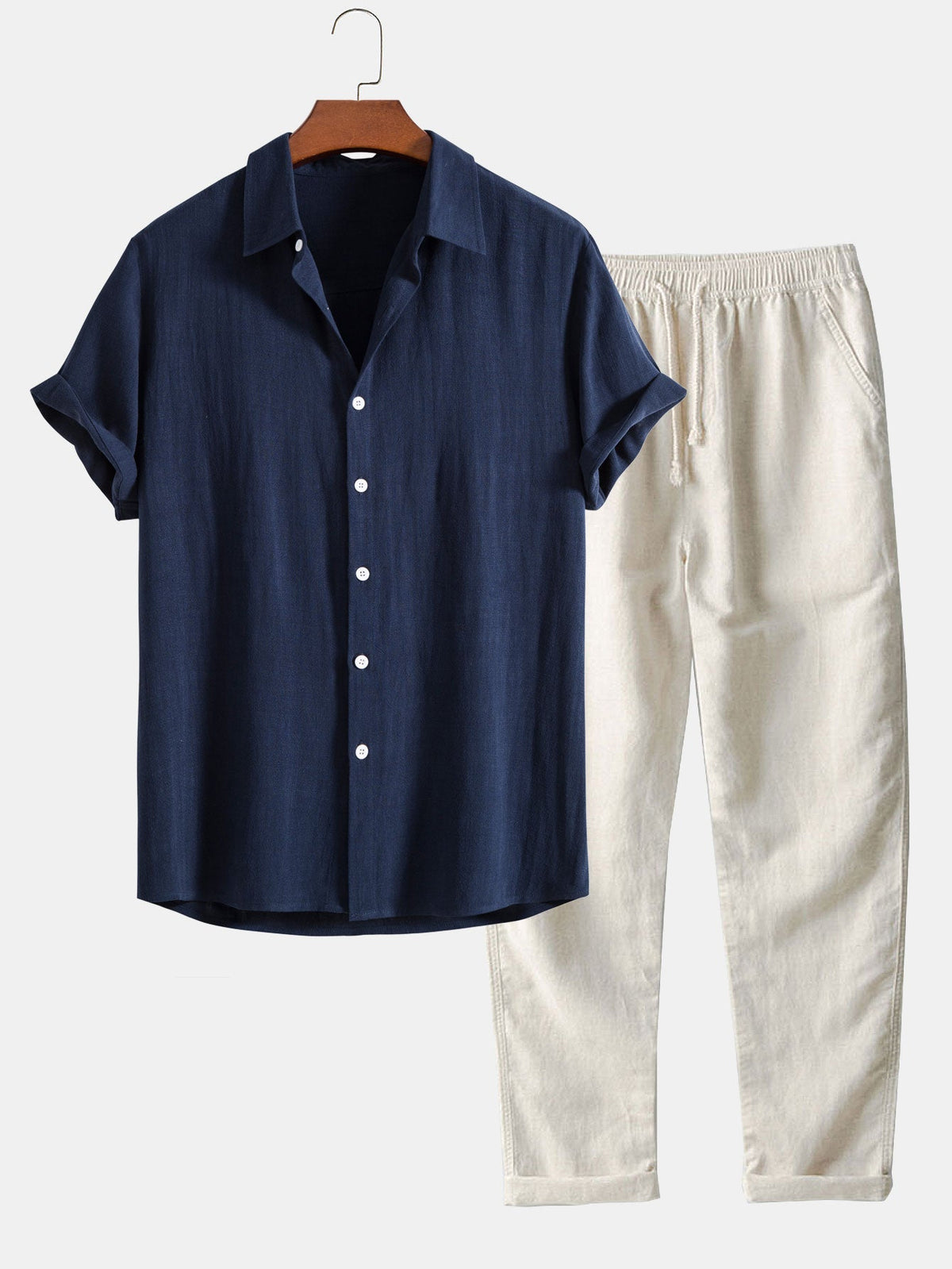 Lucca | Conjunto de Camisa y Pantalón Riviera - Azul Marino