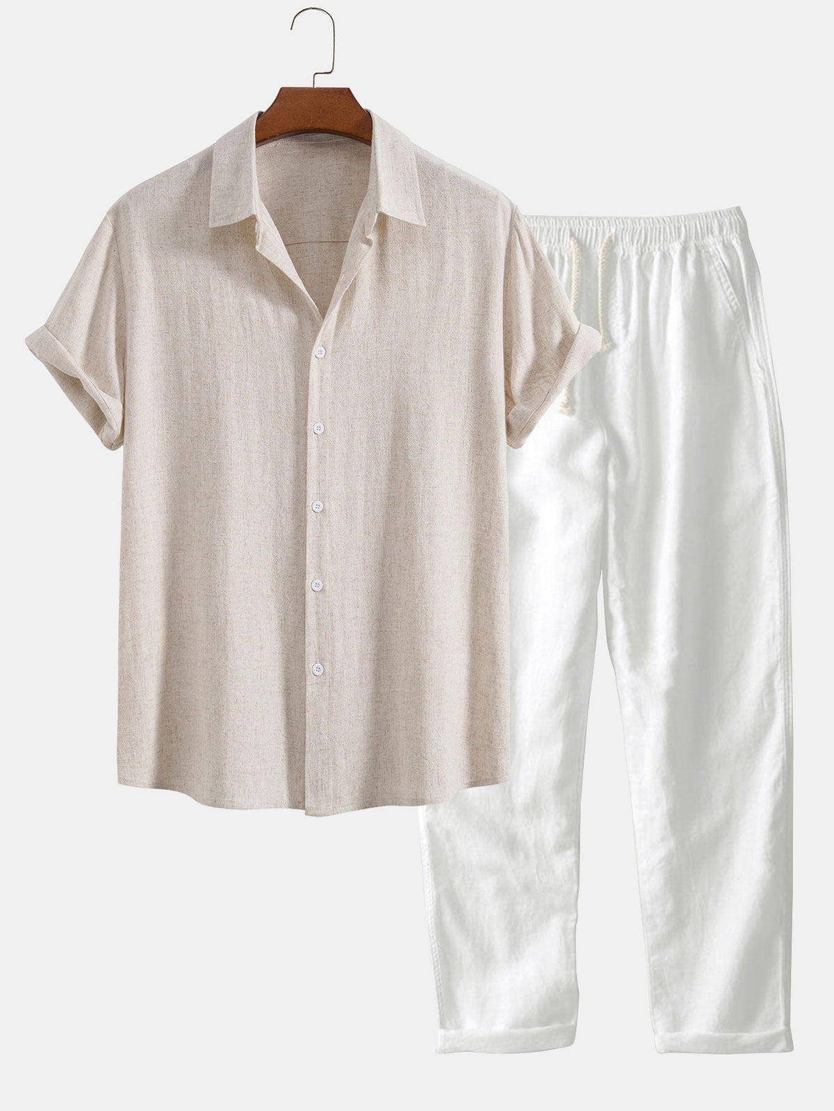 Lucca | Conjunto de Camisa y Pantalón Riviera - Beige