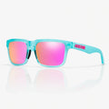 Iris | Gafas de Sol Polarizadas - Turquesa Transparente / Rosa