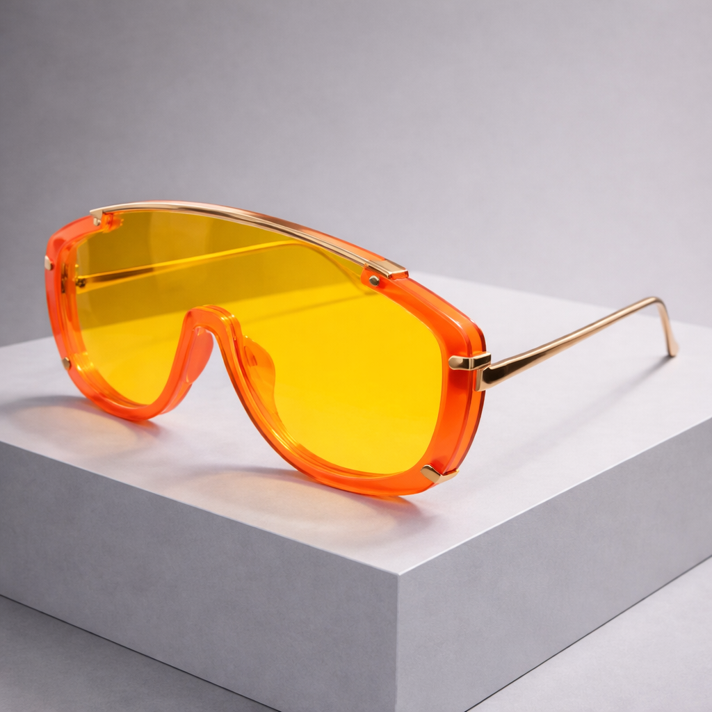 Celeste | Gafas de Sol Valenti - Naranja