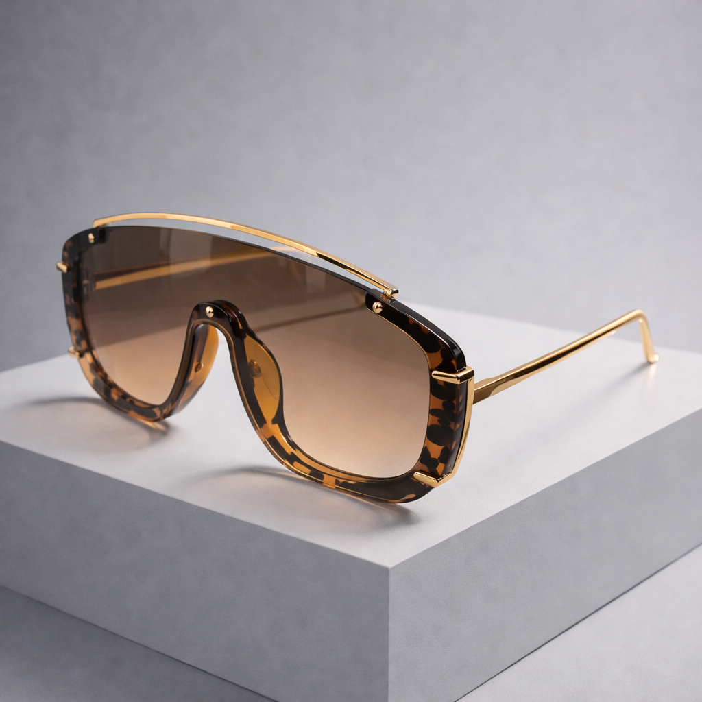Celeste | Gafas de Sol Valenti - Leopardo