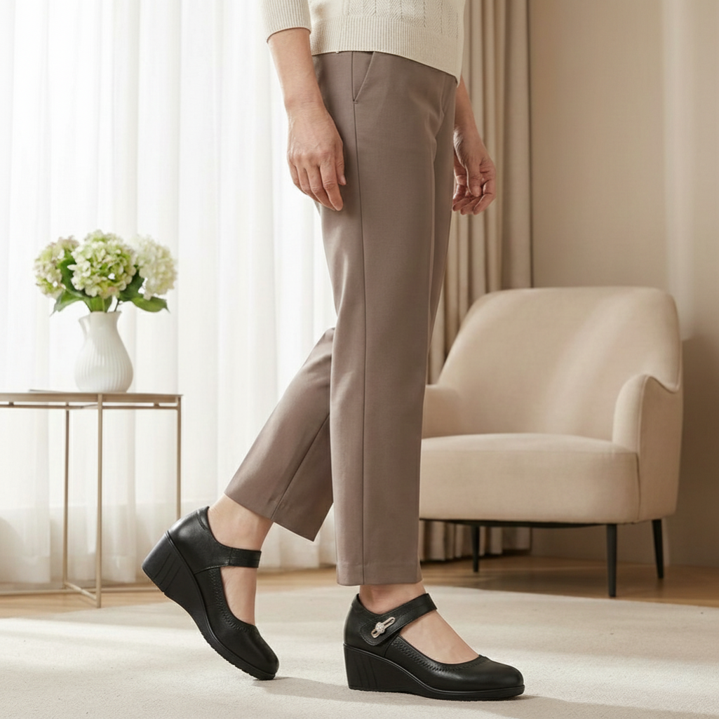 Leonor – Zapatos Elegantes de Tacón Medio y Confort