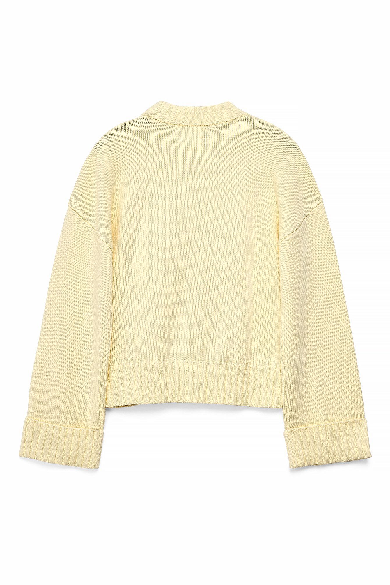 VICTORIA | Jersey de punto con mangas plisadas