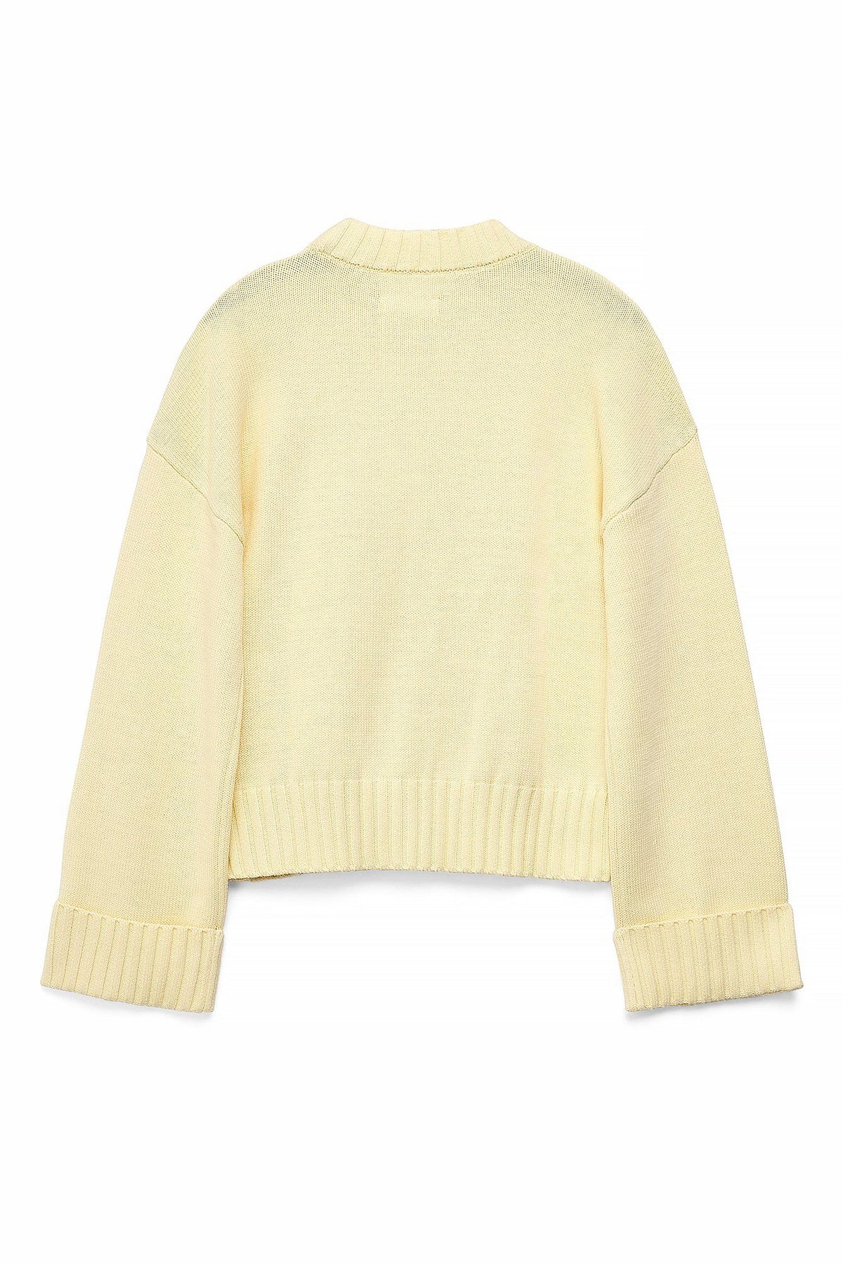 VICTORIA | Jersey de punto con mangas plisadas
