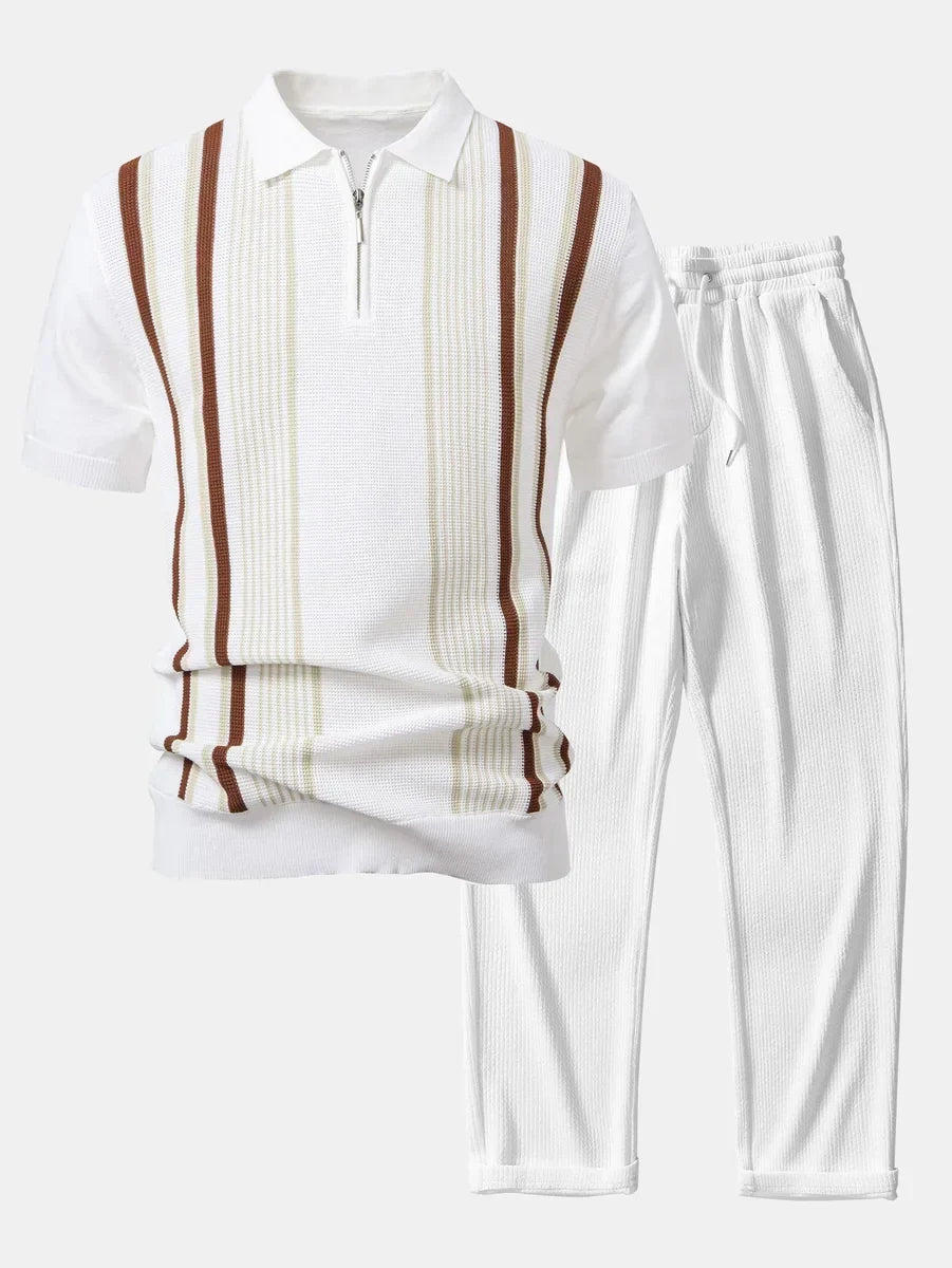 Kade | Conjunto de Camisa y Pantalón Riviera - Blanco