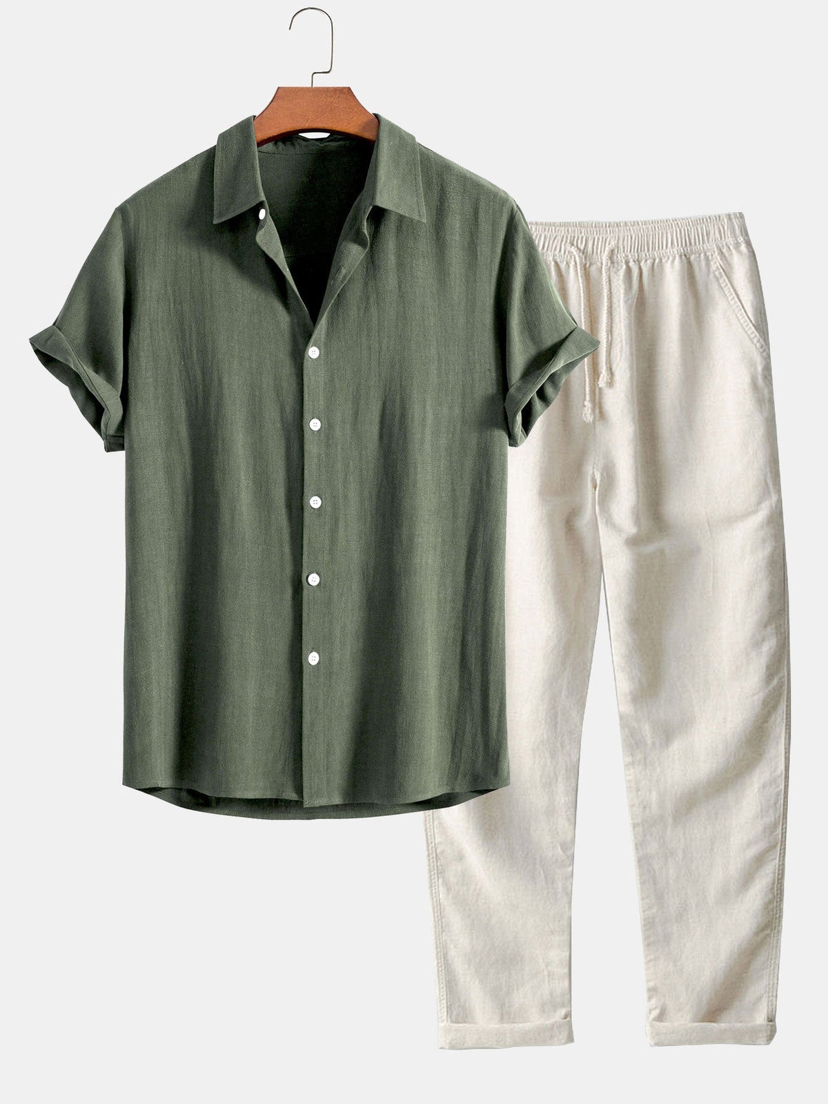Lucca | Conjunto de Camisa y Pantalón Riviera - Verde