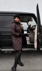 JAZMÍN | Chaqueta elegante acolchada con capucha