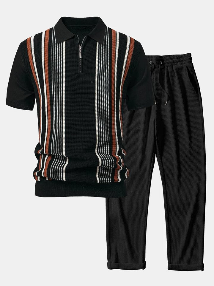 Kade | Conjunto de Camisa y Pantalón Riviera - Negro