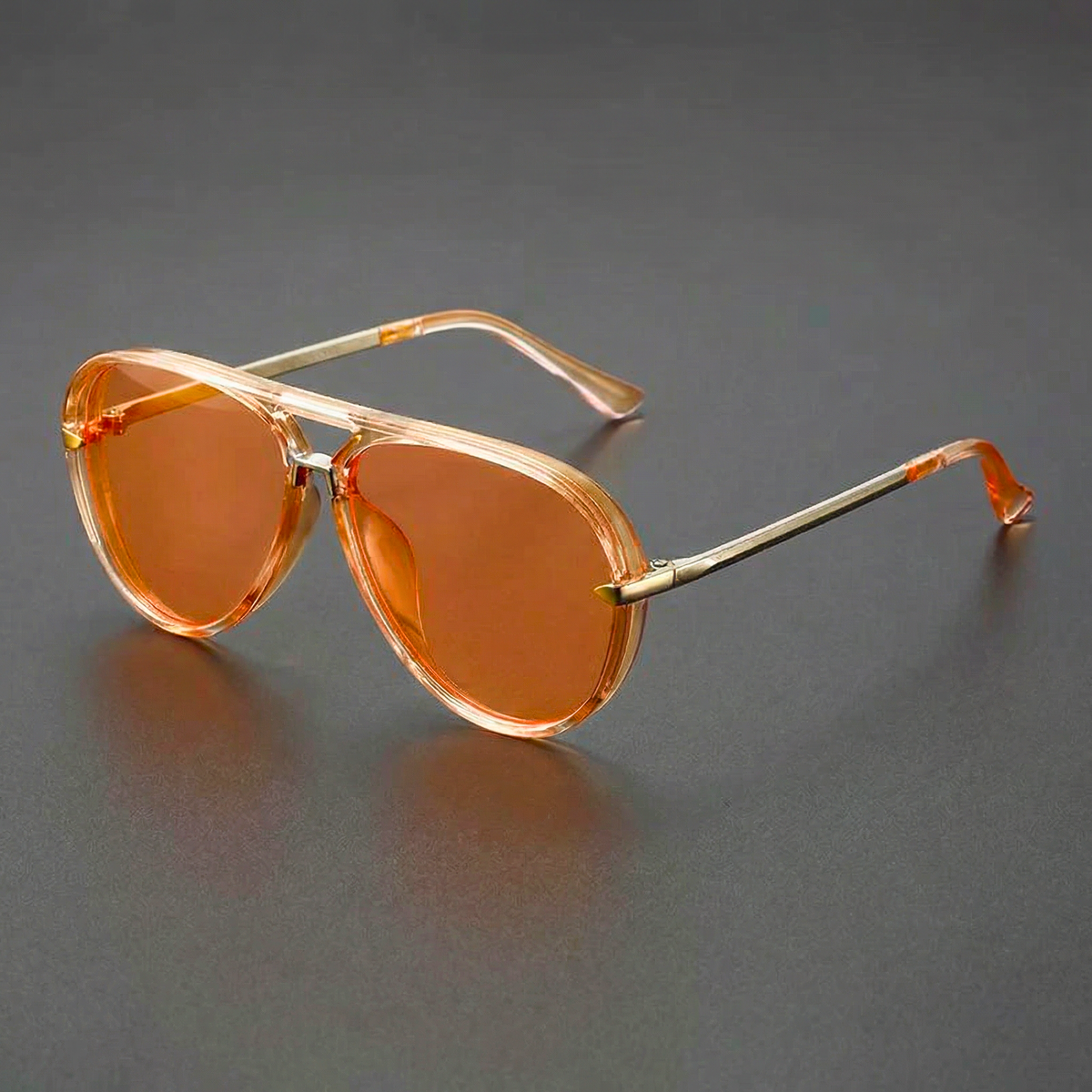 Tatum | Gafas de Sol Retro Polarizadas - Naranja