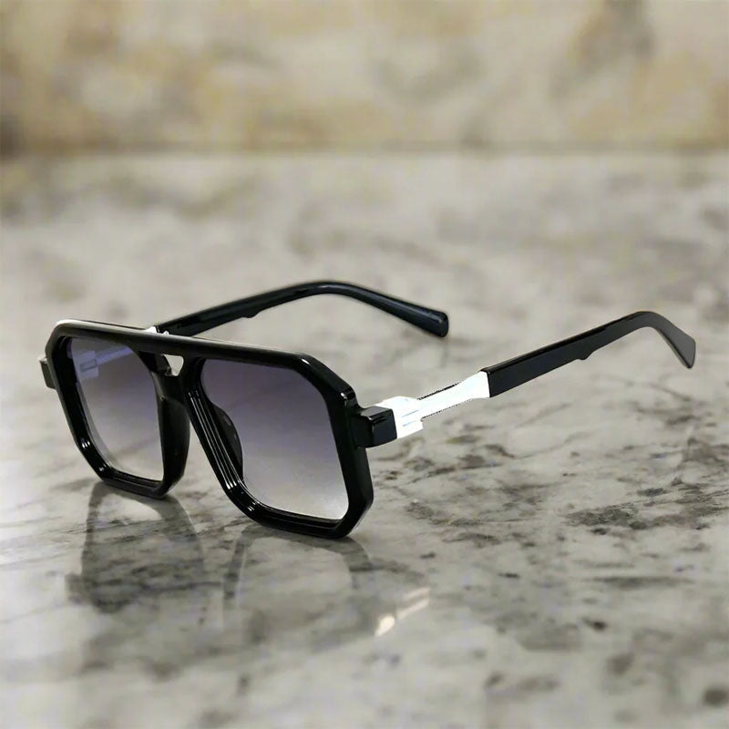 Sloane | Gafas de Sol Statement Square - Gris