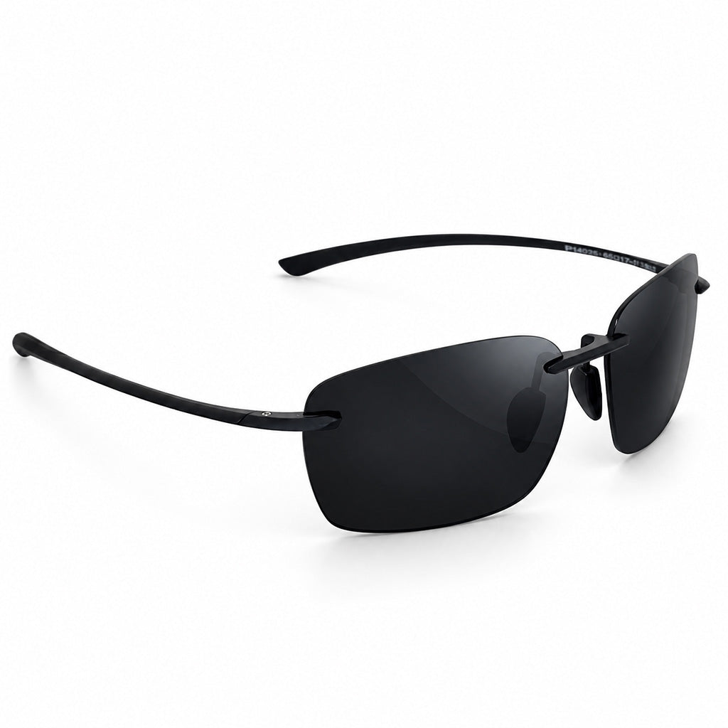 Wynn | Gafas de Sol Sin Montura Polarizadas - Negro