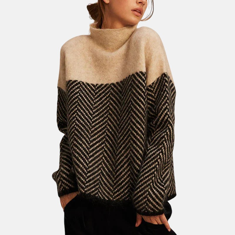 Noemi | Jersey de cuello alto de algodón