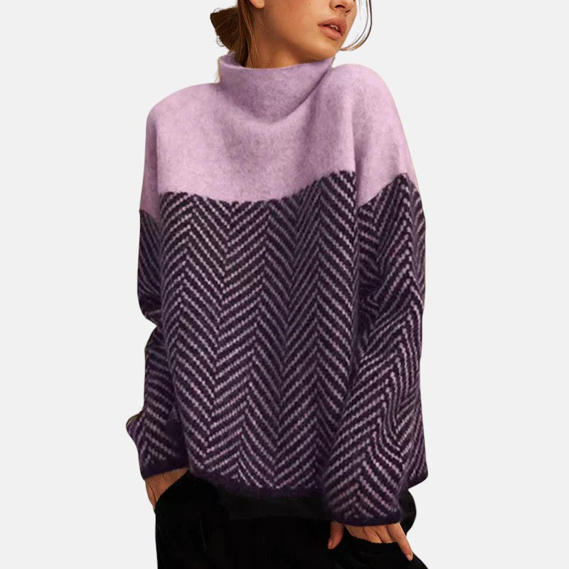 Noemi | Jersey de cuello alto de algodón