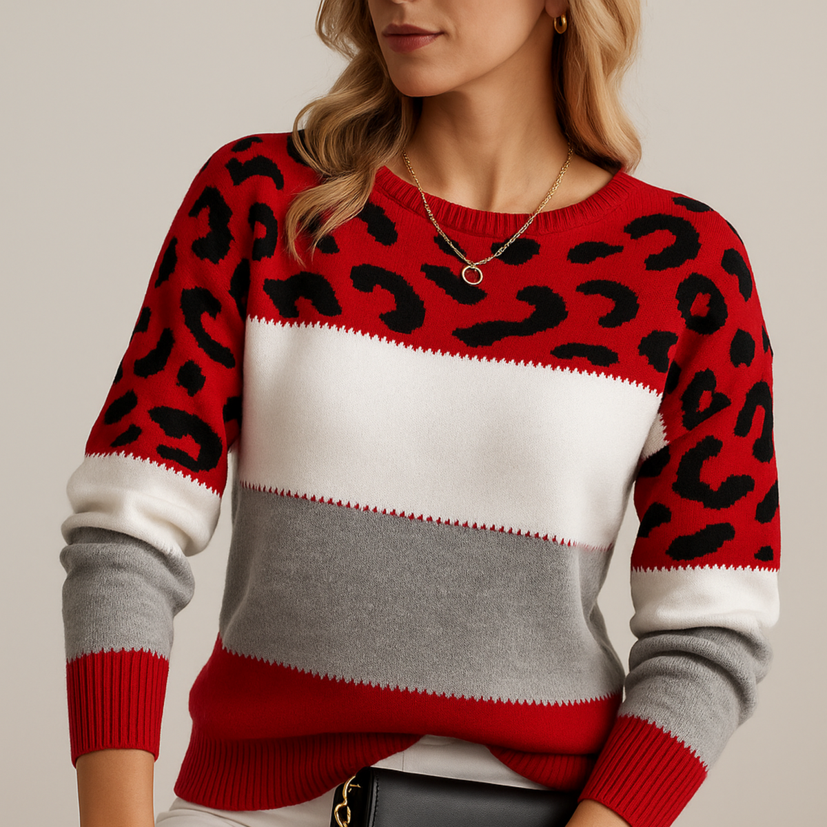 LEOPARDO | Jersey elegante mujer
