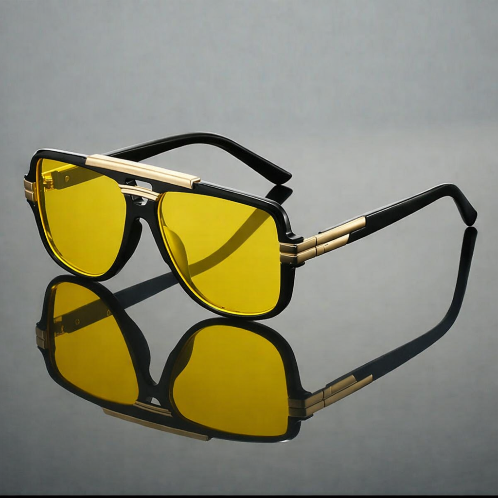 Sage | Gafas de Sol Retro con Estilo - Amarillo