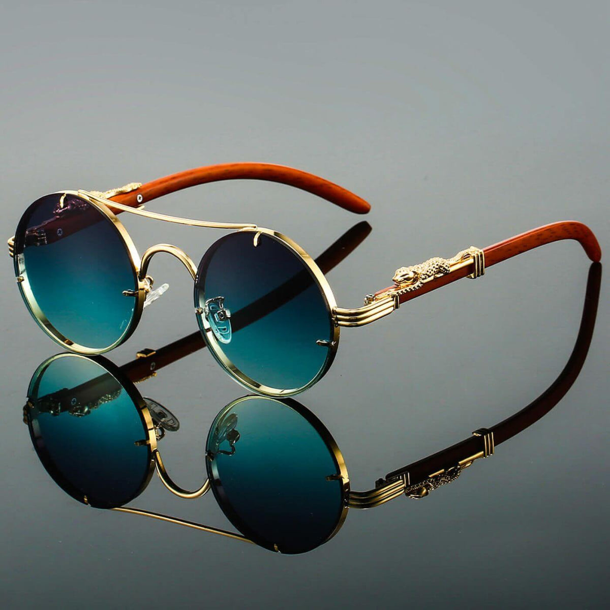 Bram | Gafas de Sol Retro Polarizadas - Verde