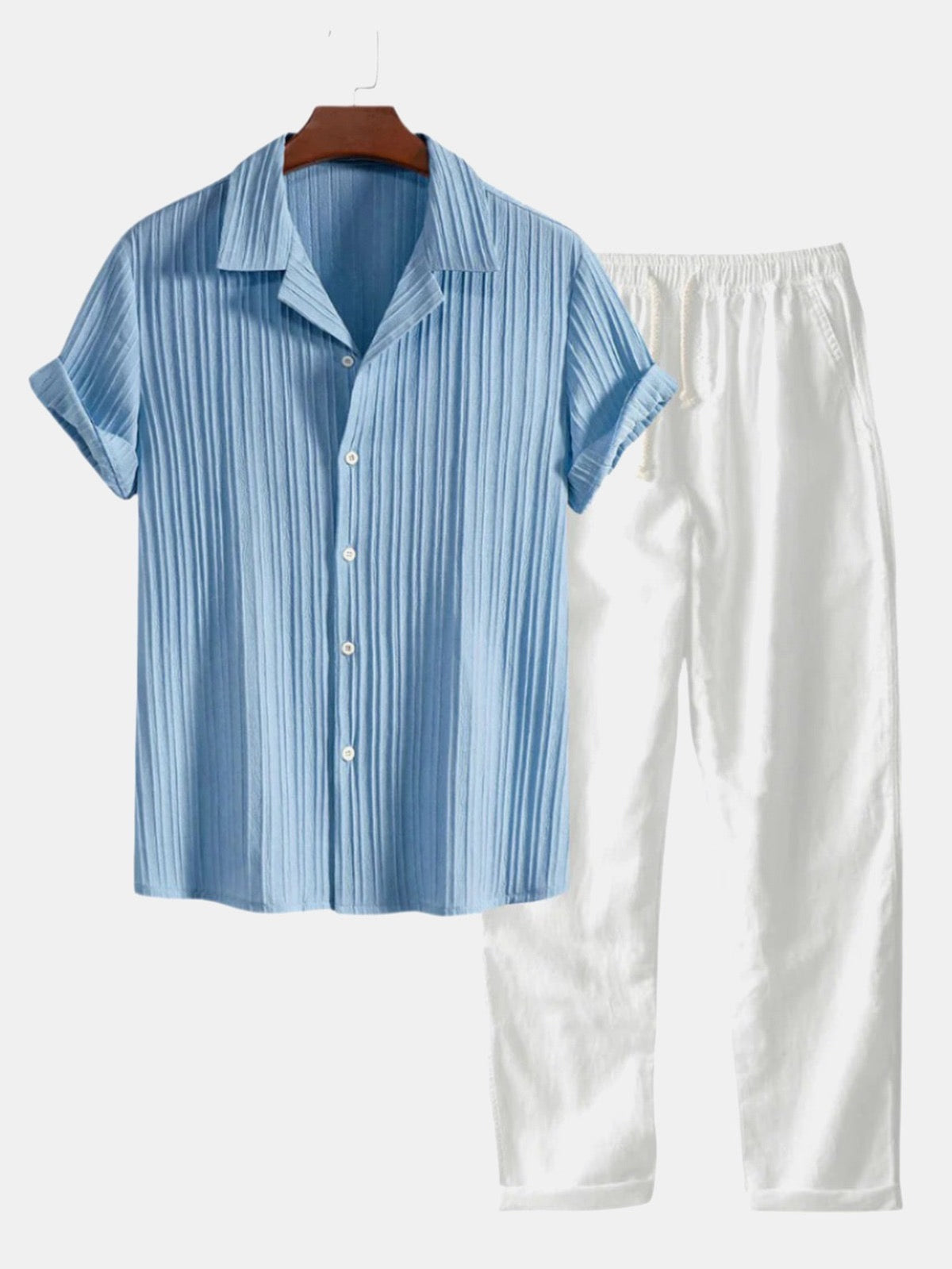 Felix | Conjunto de Camisa y Pantalón Ligero - S
