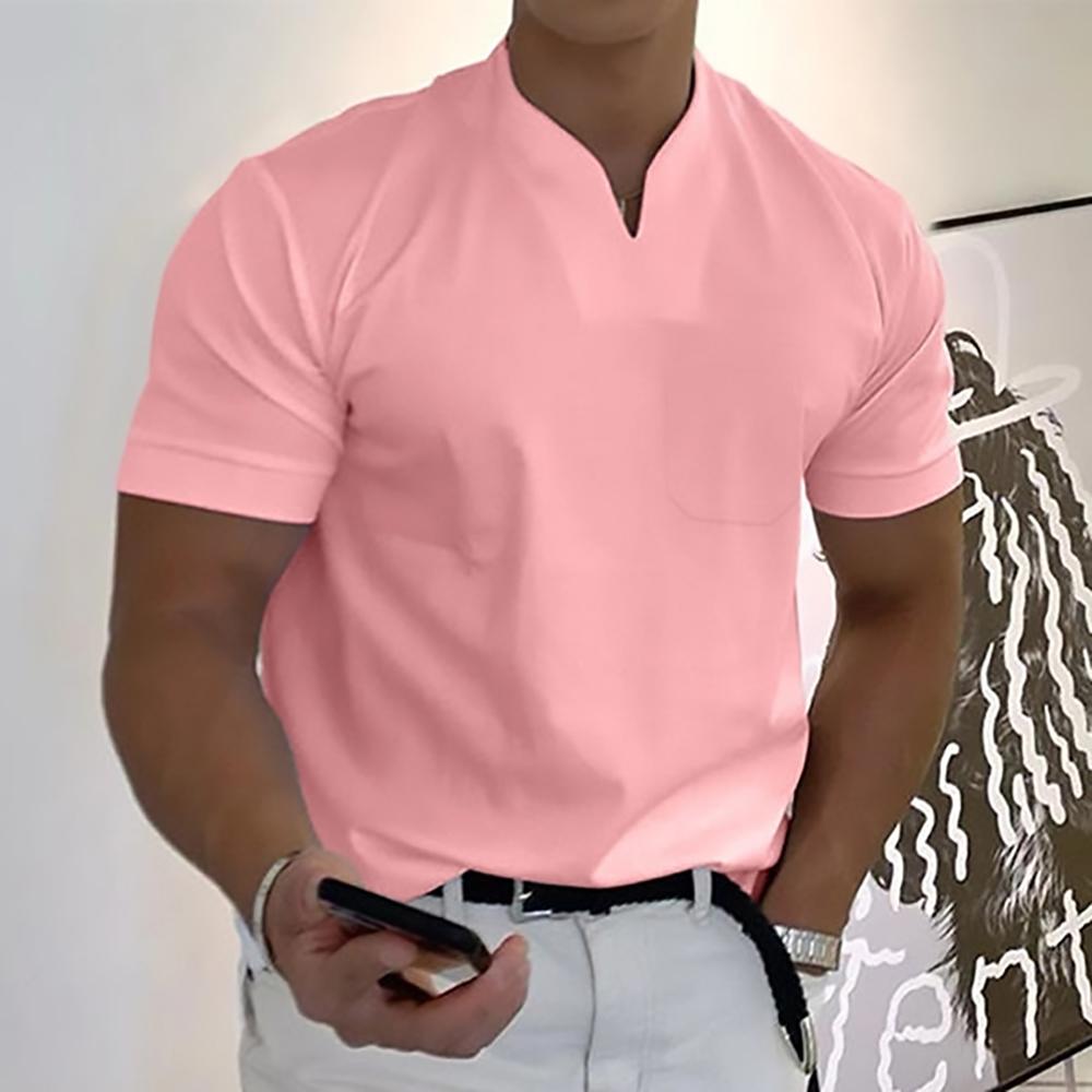 Camisa Holt | Cuello Mao y Confort Elegante - Rosa