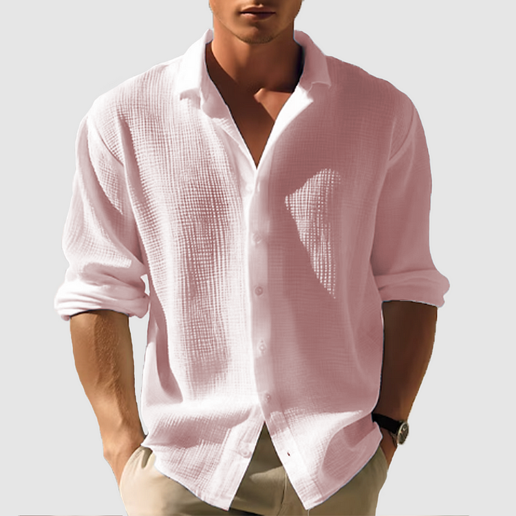Camisa Adrian | Confort Ligero y Estilo Atemporal - Rosa