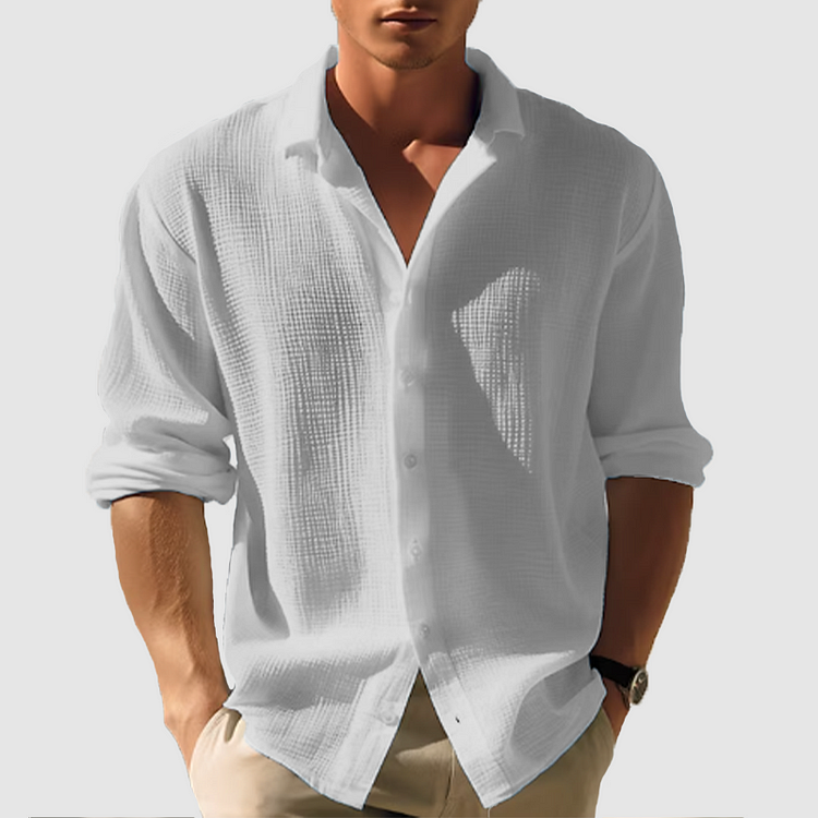 Camisa Adrian | Confort Ligero y Estilo Atemporal - Gris