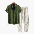 Jago | Conjunto de Camisa y Pantalón Riviera - Verde