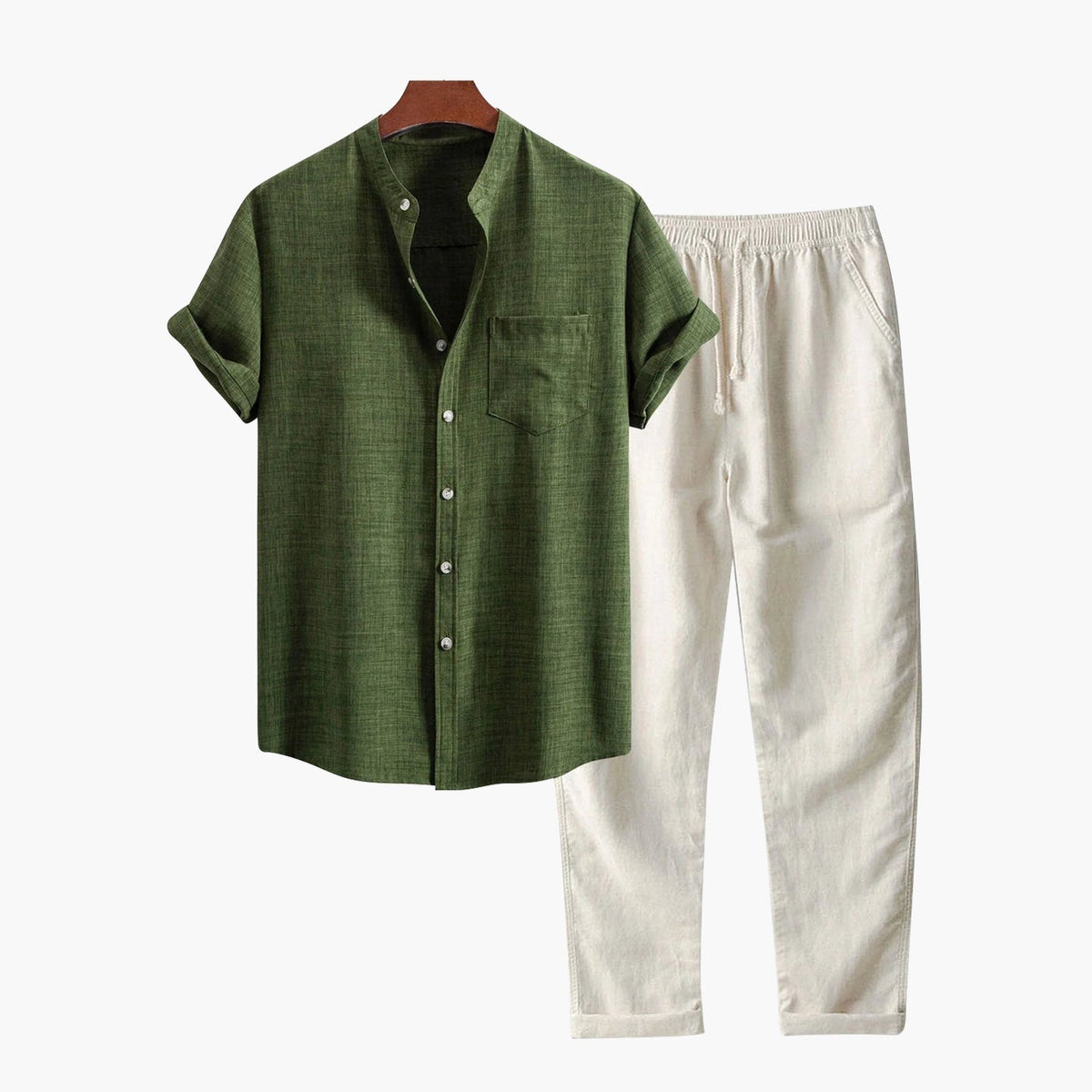 Jago | Conjunto de Camisa y Pantalón Riviera - Verde