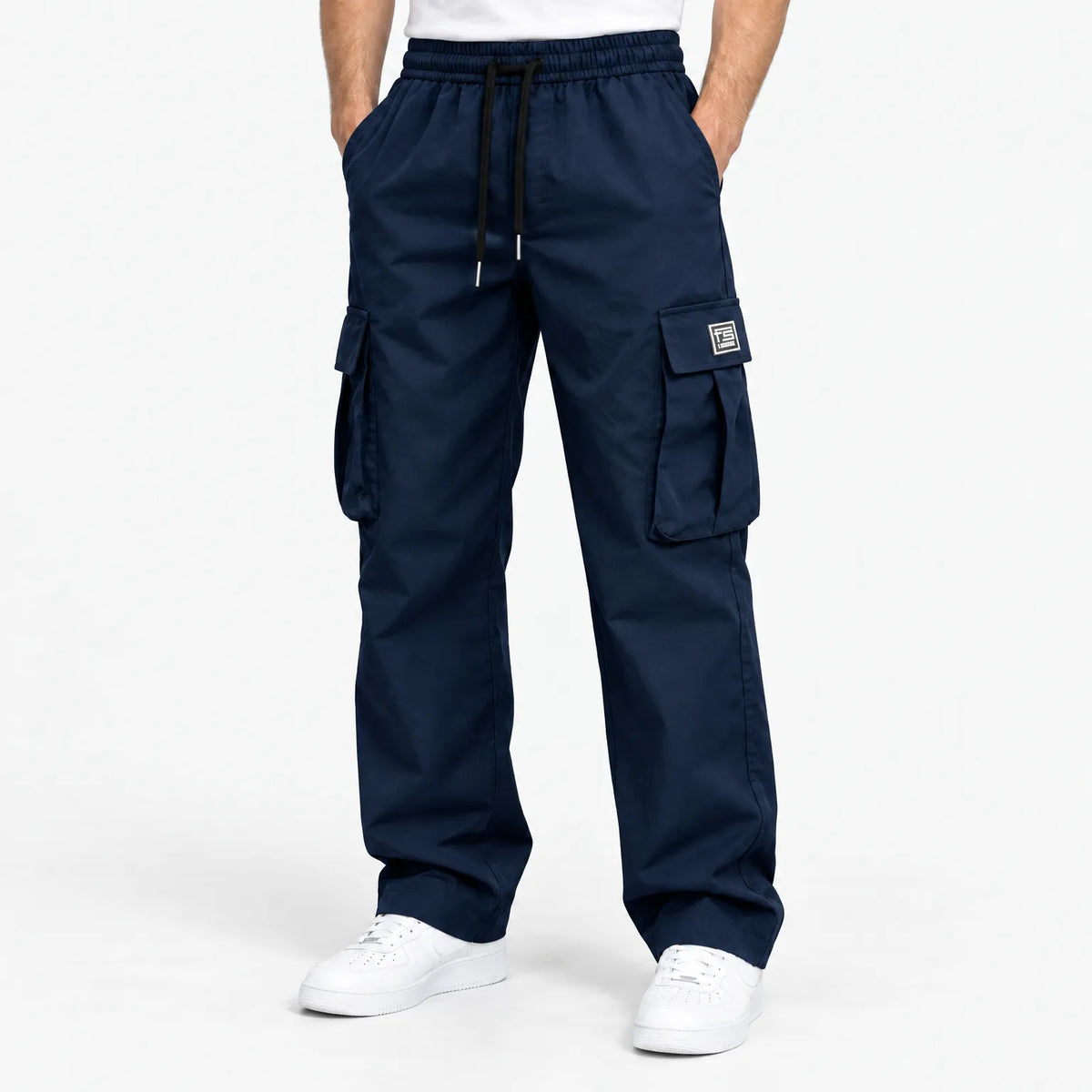Rocco - Pantalón Cargo Relajado con Multibolsillos para Hombre