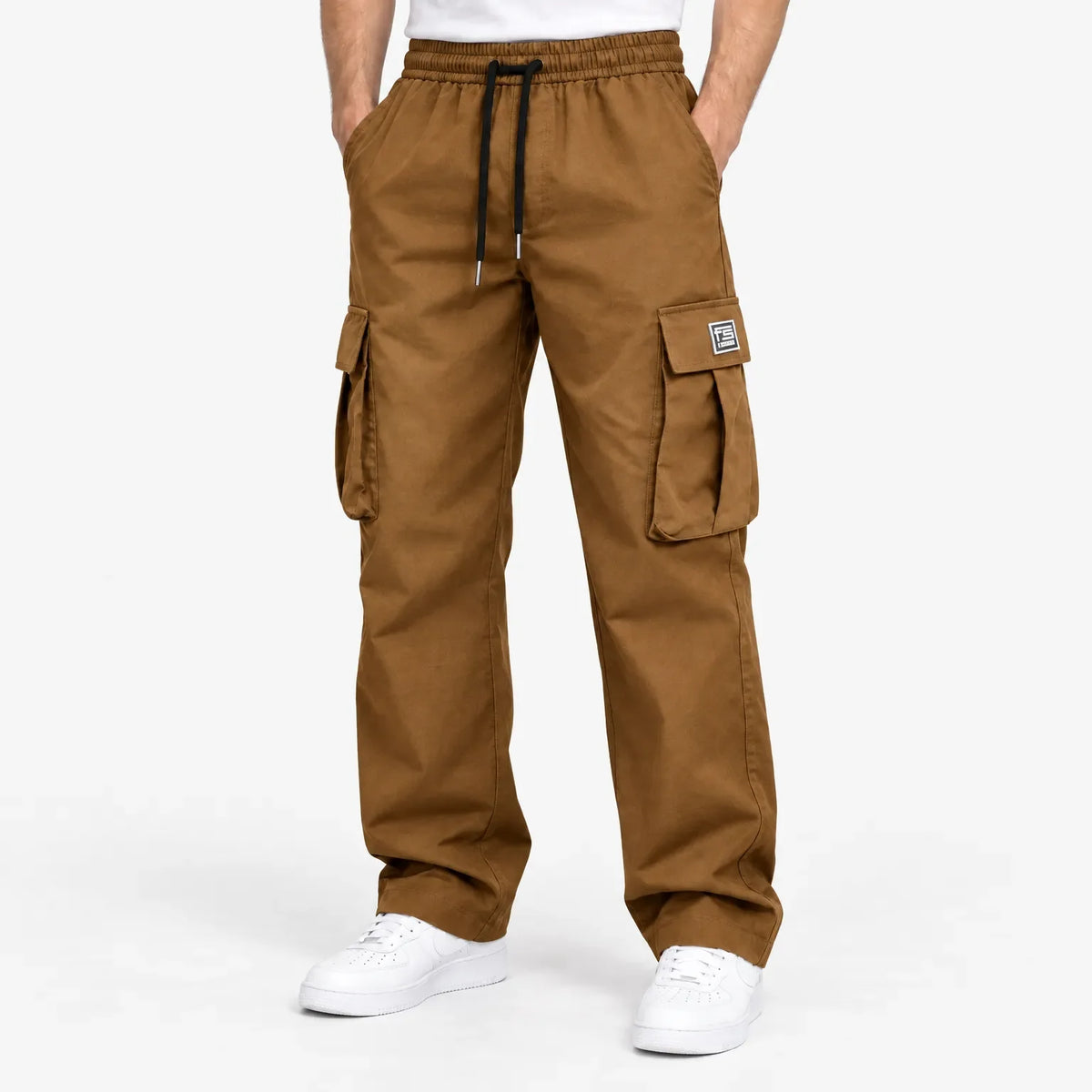 Rocco - Pantalón Cargo Relajado con Multibolsillos para Hombre