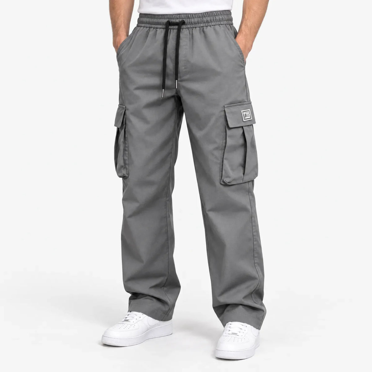 Rocco - Pantalón Cargo Relajado con Multibolsillos para Hombre