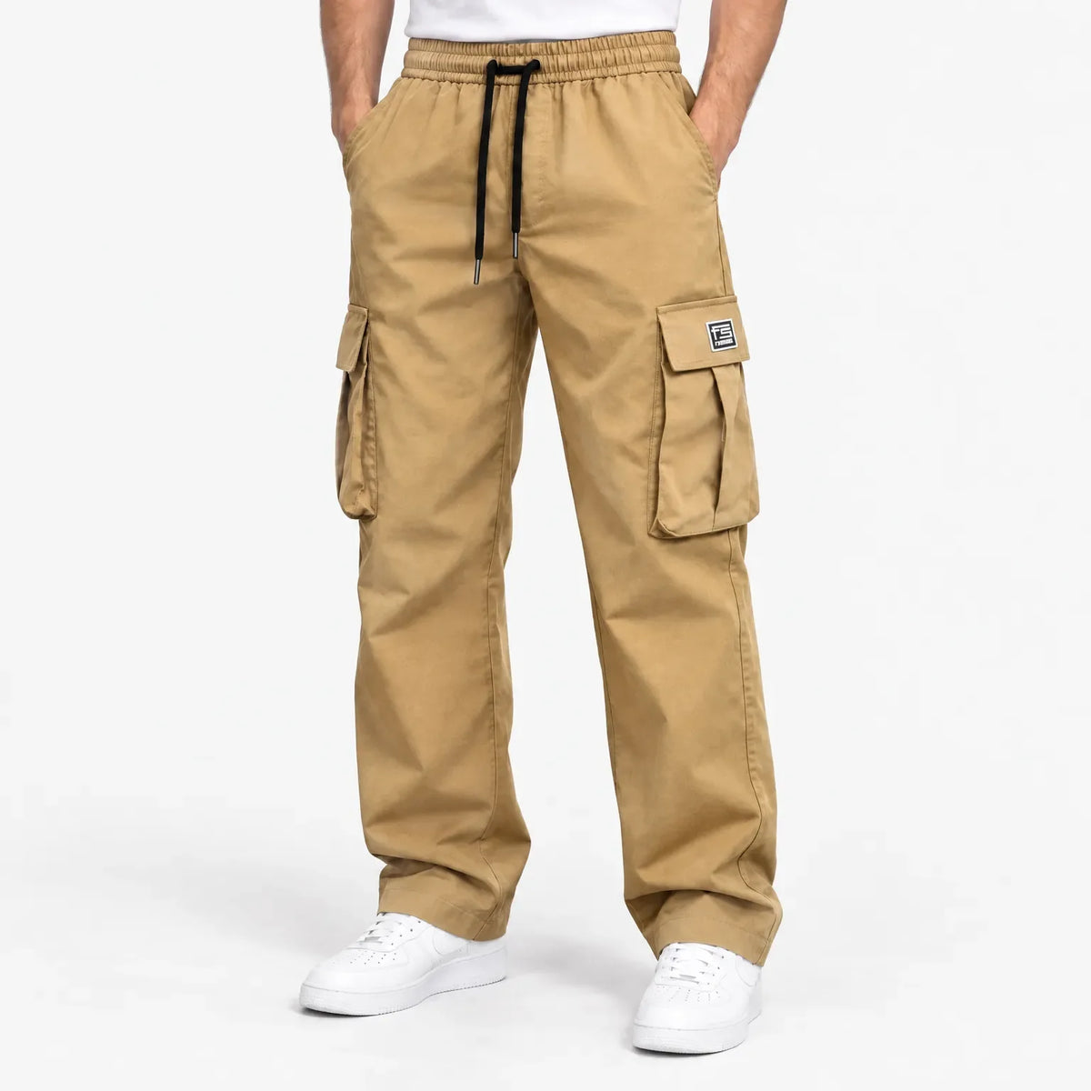 Rocco - Pantalón Cargo Relajado con Multibolsillos para Hombre