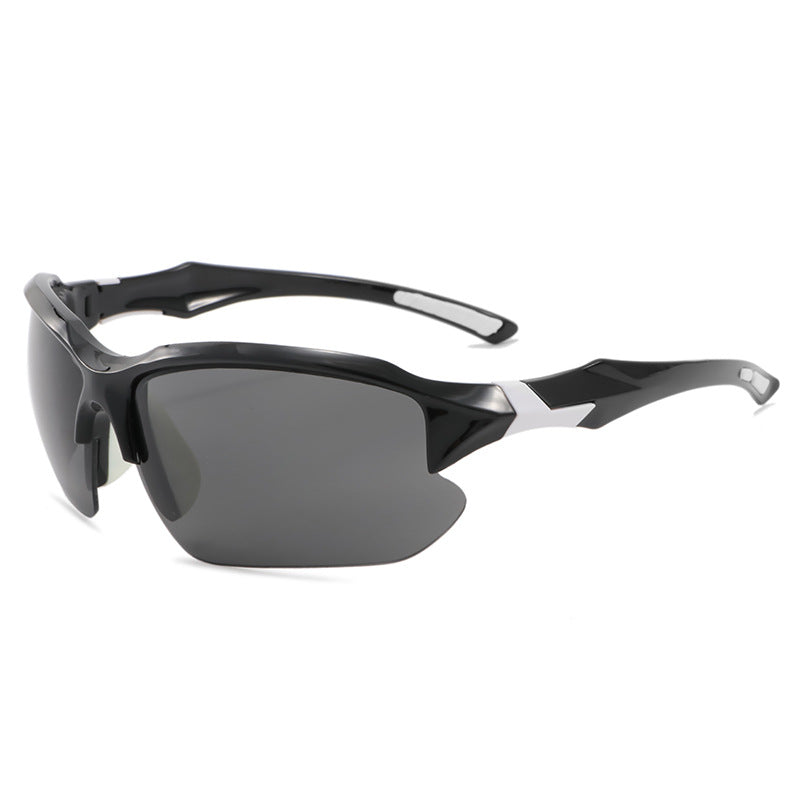 Indra | Gafas de Sol Deportivas Polarizadas - Negro-Gris