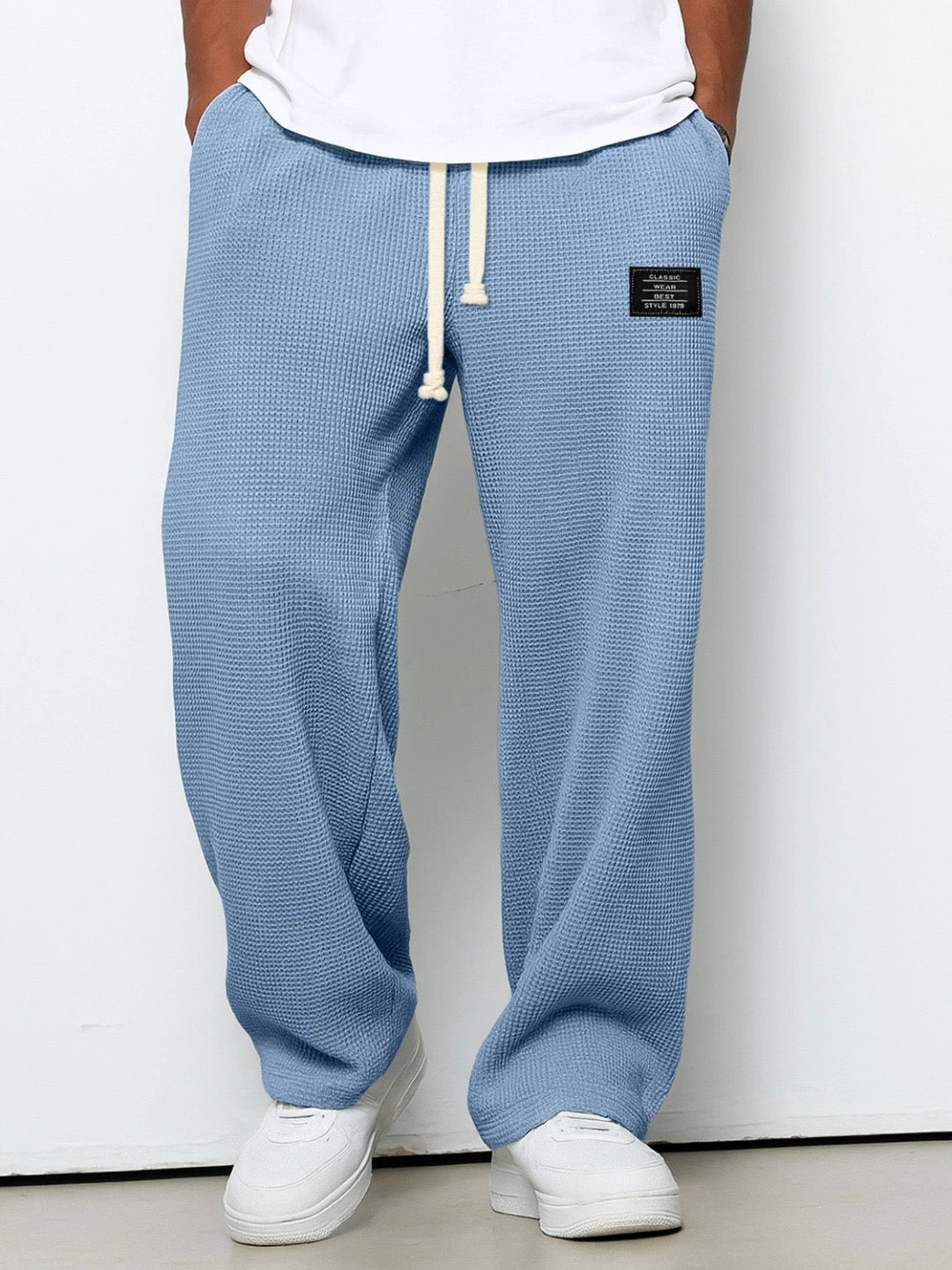 DAVID | Pantalones anchos y cómodos para hombre con cintura ajustable