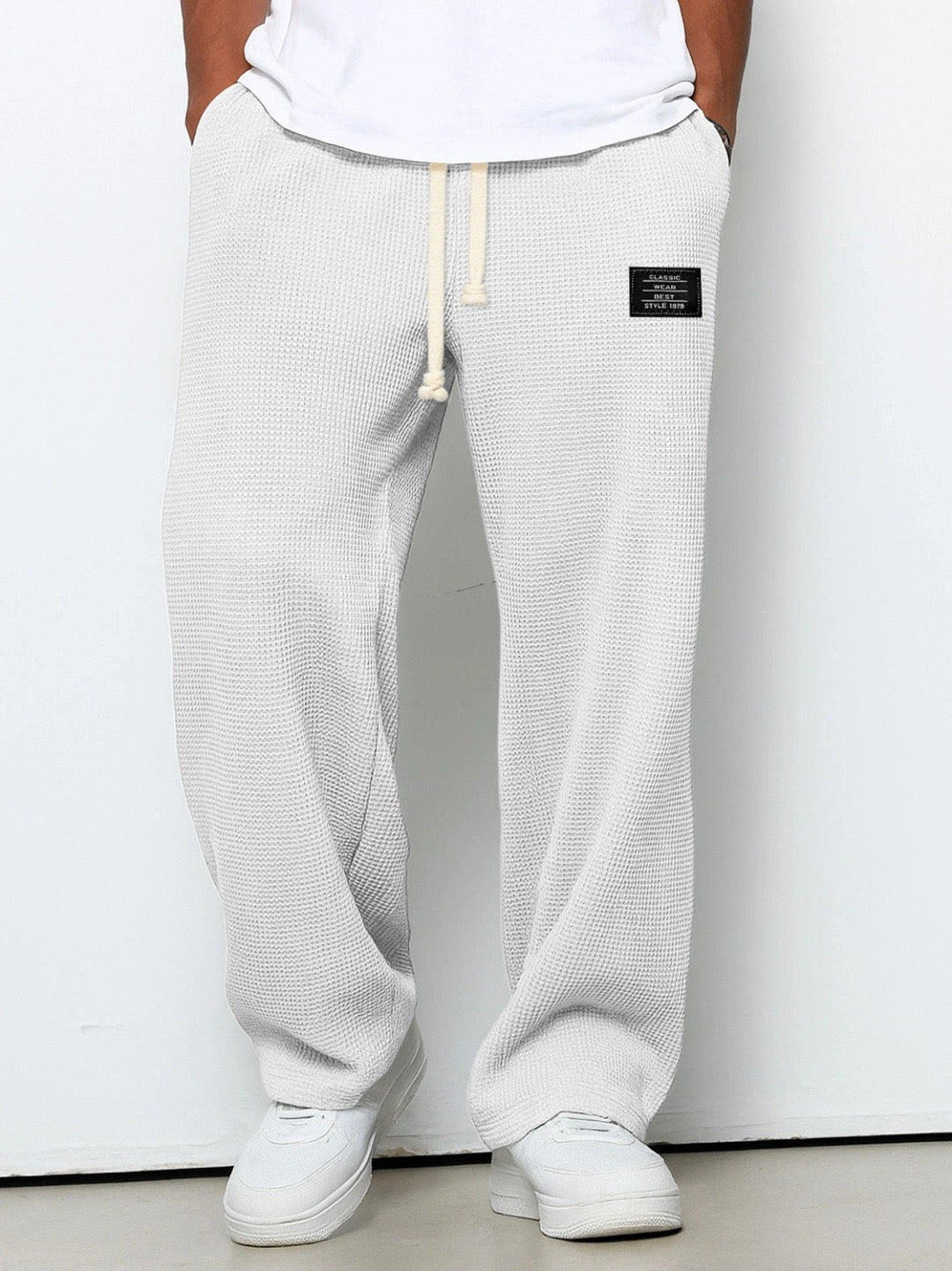 DAVID | Pantalones anchos y cómodos para hombre con cintura ajustable