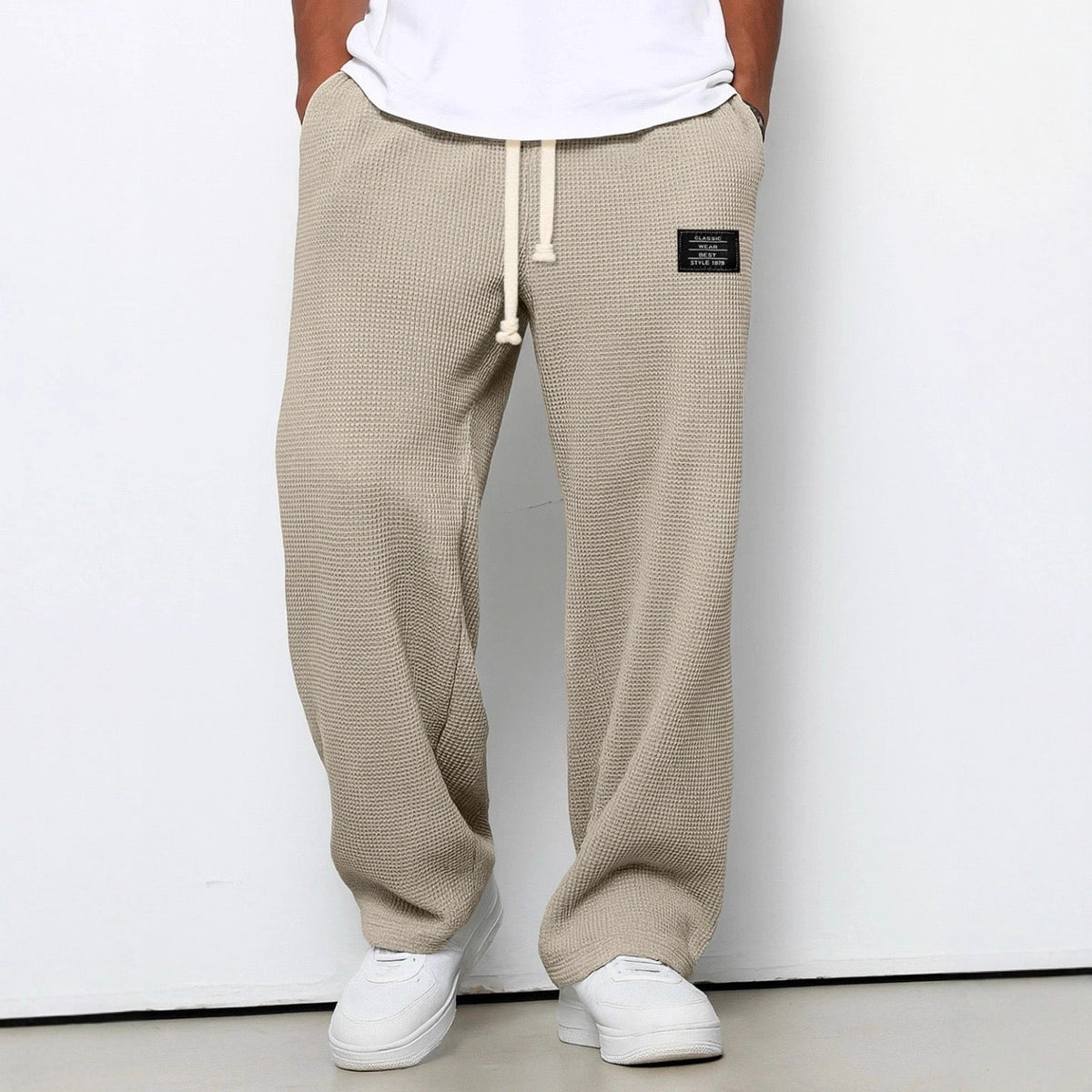 DAVID | Pantalones anchos y cómodos para hombre con cintura ajustable