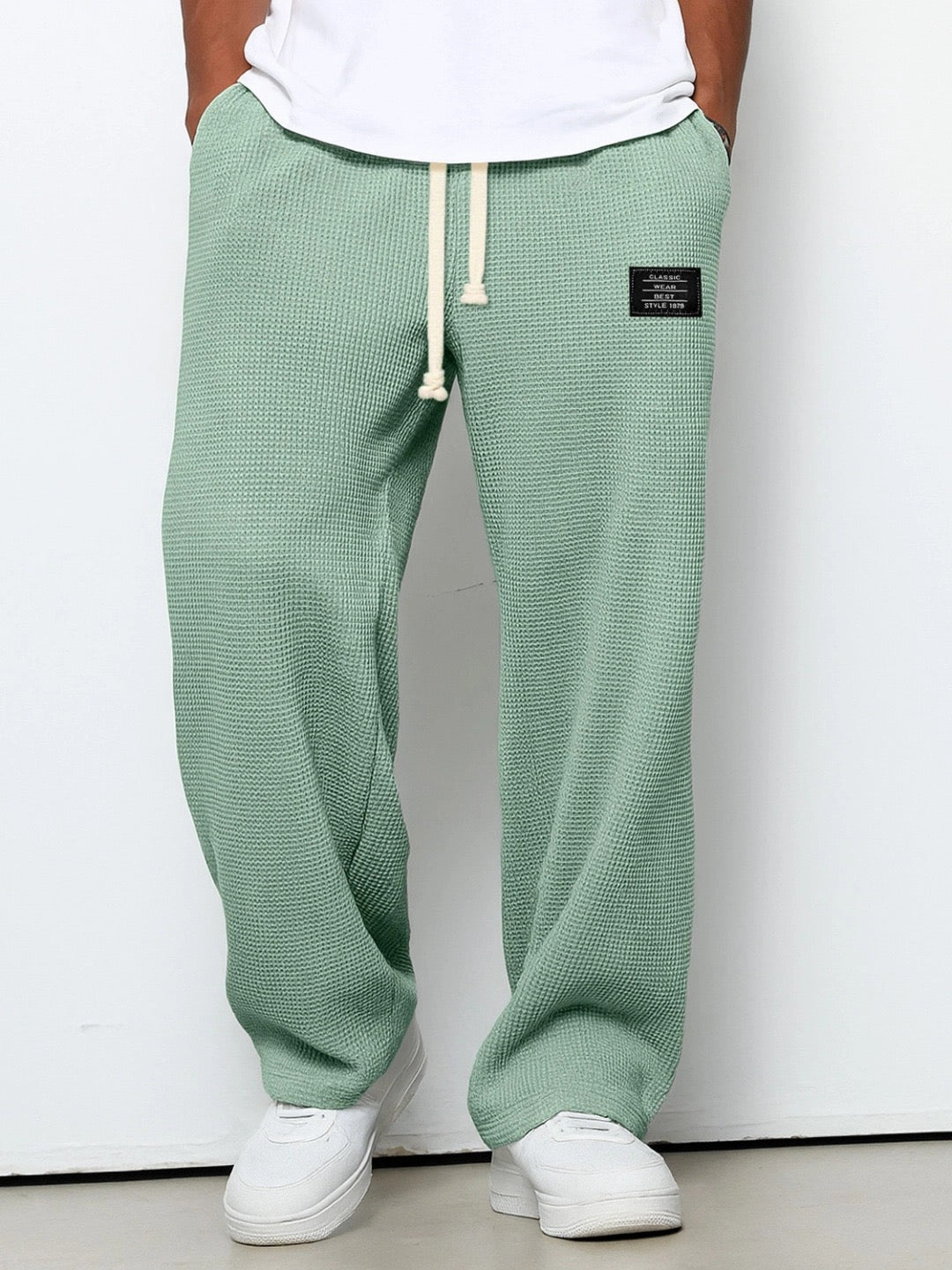 DAVID | Pantalones anchos y cómodos para hombre con cintura ajustable