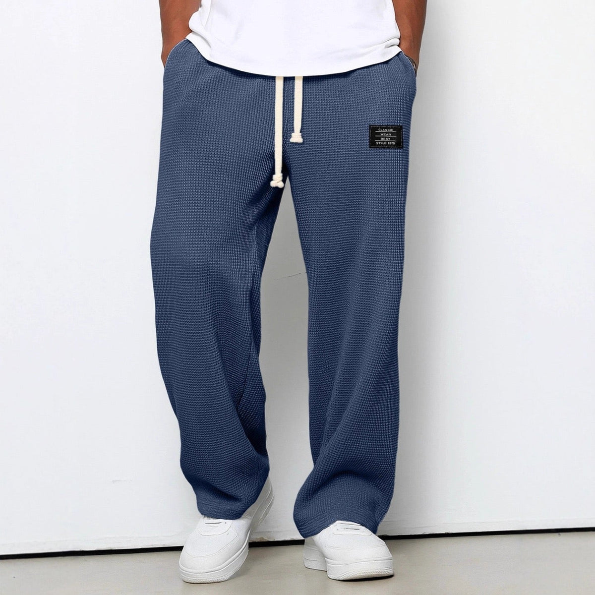 DAVID | Pantalones anchos y cómodos para hombre con cintura ajustable