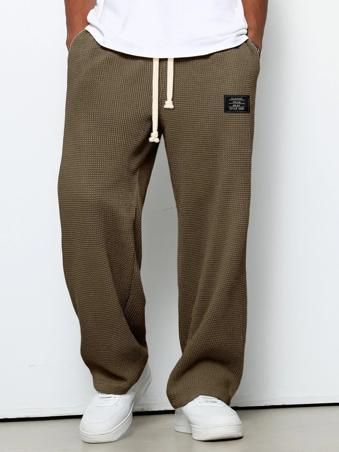 DAVID | Pantalones anchos y cómodos para hombre con cintura ajustable