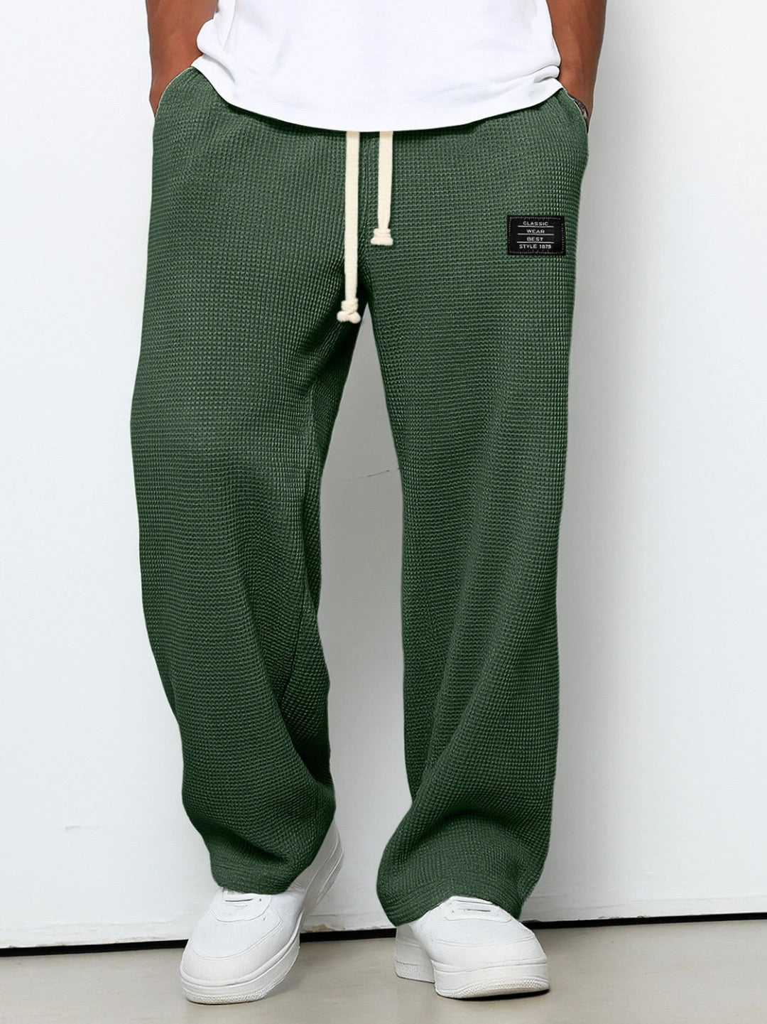 DAVID | Pantalones anchos y cómodos para hombre con cintura ajustable