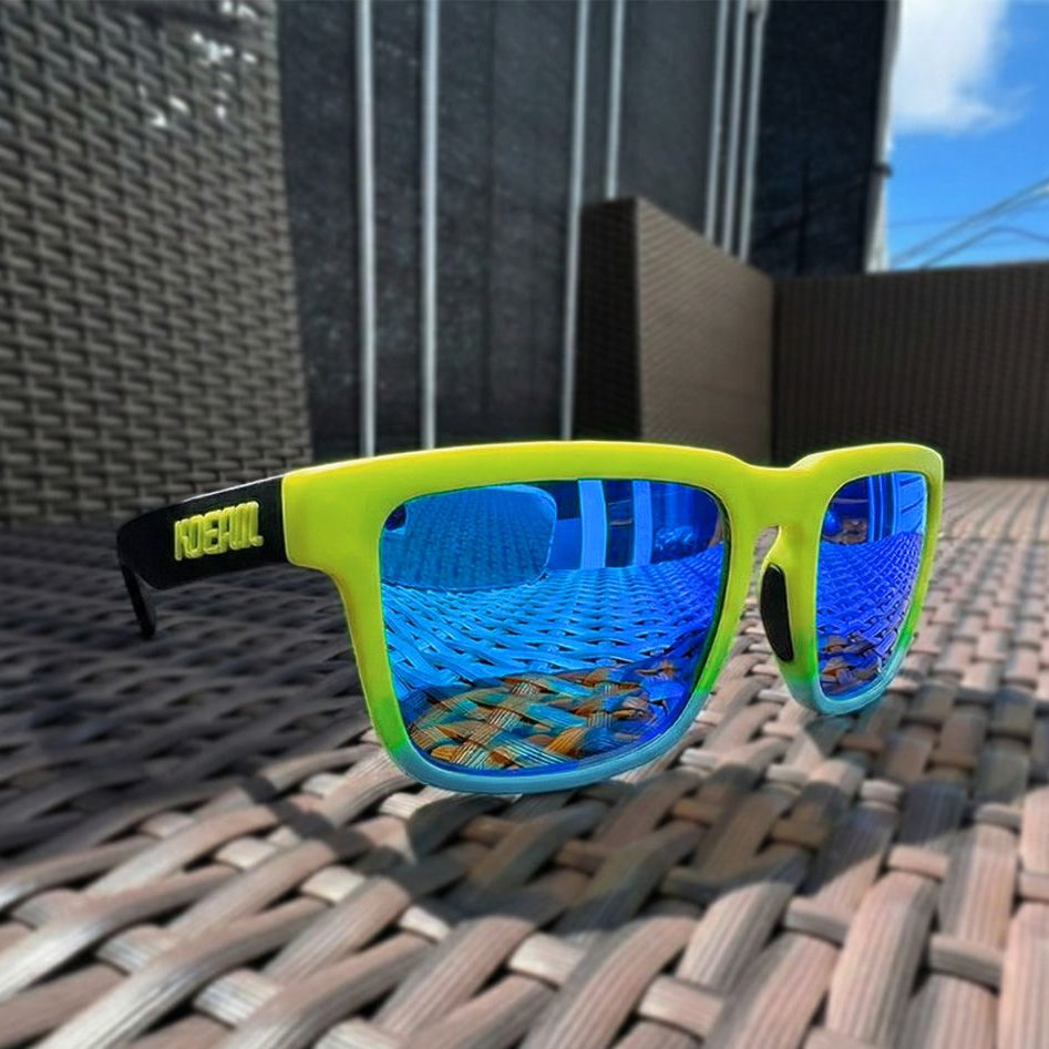 Quinn | Gafas de Sol Polarizadas - Azul/Verde