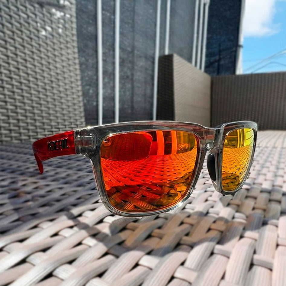 Solene | Gafas de Sol Polarizadas - Rojo/Rojo