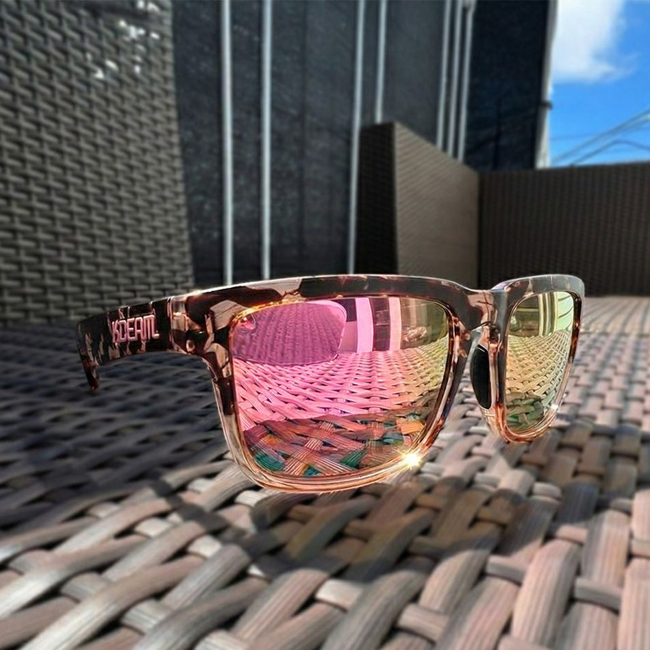 Solene | Gafas de Sol Polarizadas - Rosa/Rosa-Negro