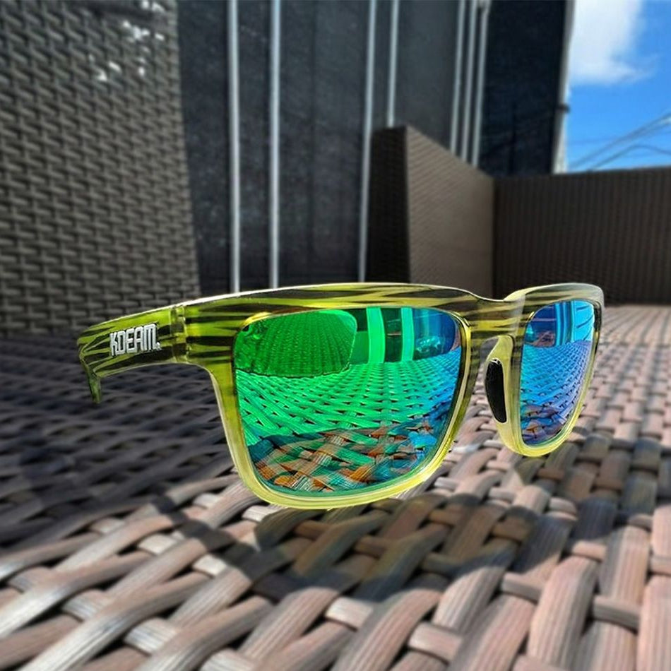 Quinn | Gafas de Sol Polarizadas - Verde/Gráfico
