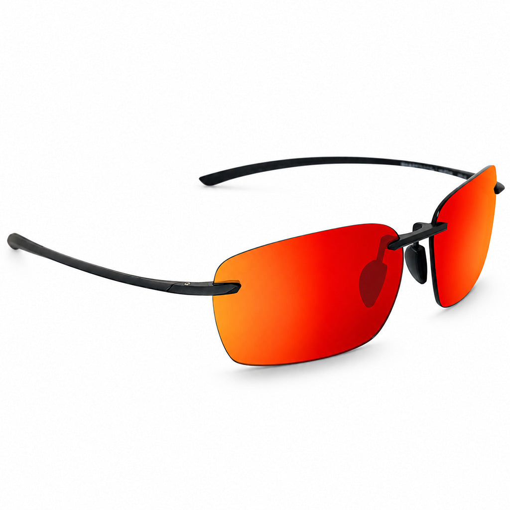 Wynn | Gafas de Sol Sin Montura Polarizadas - Rojo