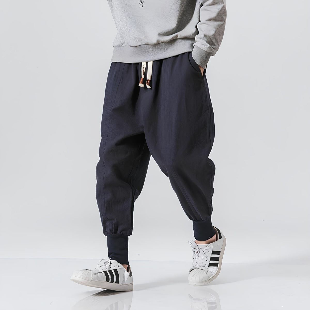KEN | Cómodos pantalones elásticos de algodón