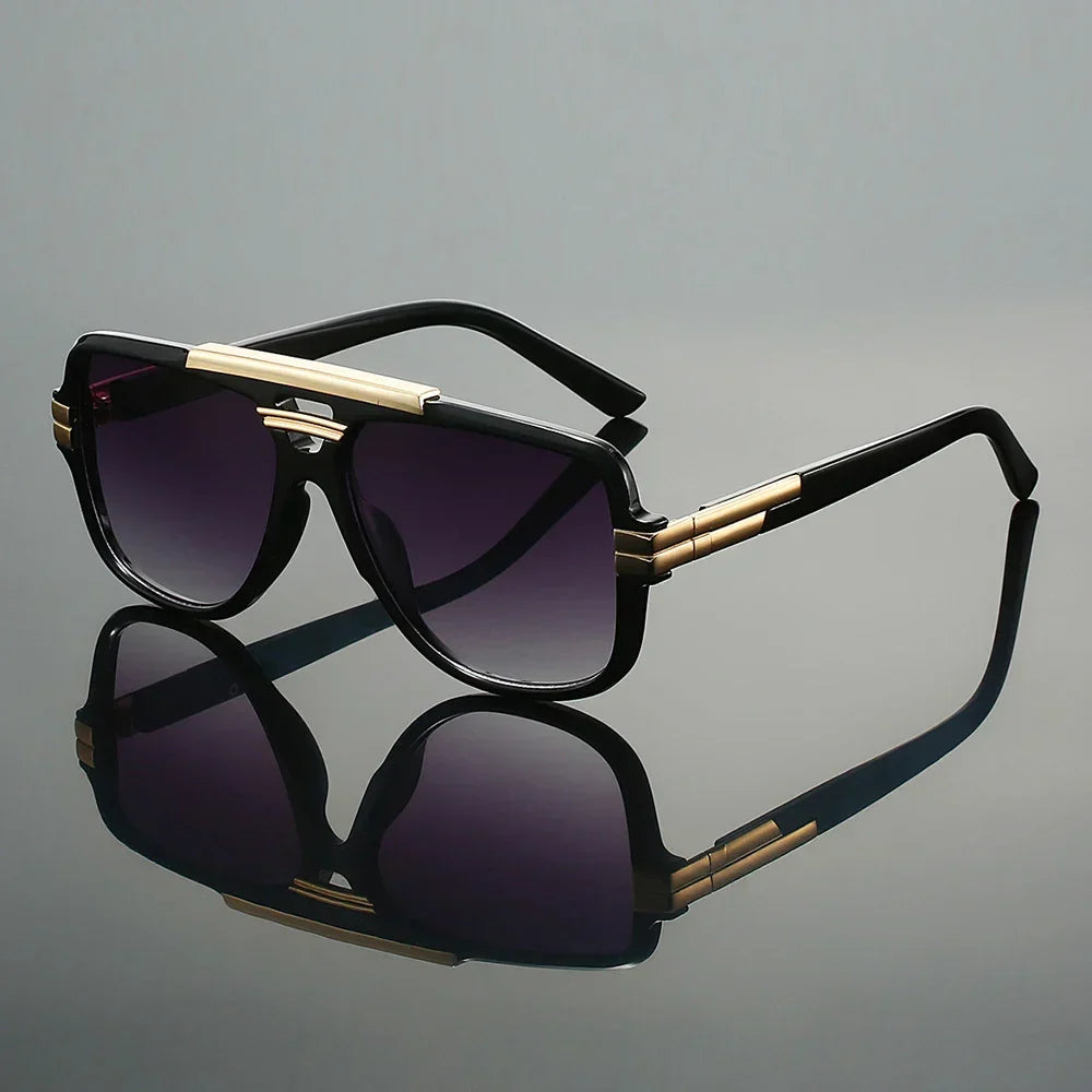 Sage | Gafas de Sol Retro con Estilo - Degradado Gris