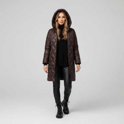 JAZMÍN | Chaqueta elegante acolchada con capucha