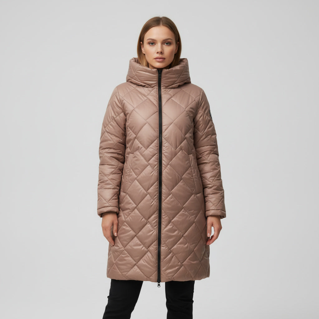 JAZMÍN | Chaqueta elegante acolchada con capucha