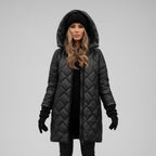 JAZMÍN | Chaqueta elegante acolchada con capucha